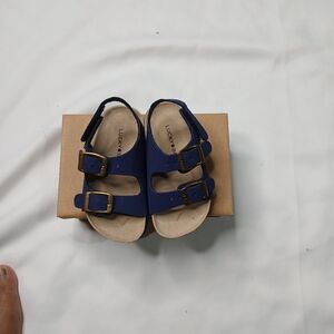 Lucky Brand Kids Navy Sandals with Buckles